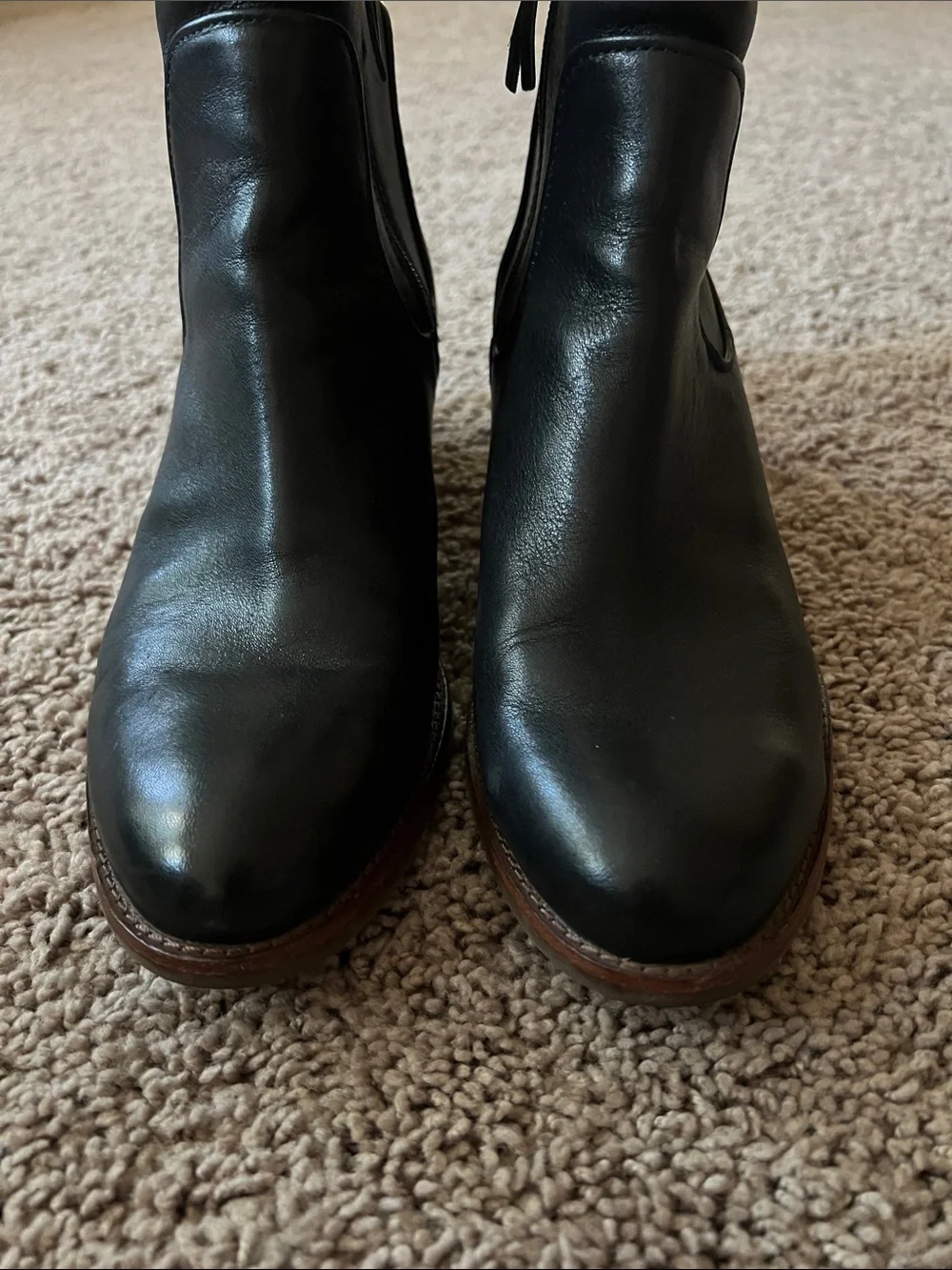 Sofft Black Leather Ankle Boots - Women's Classic Side-Zip Boot 9.5